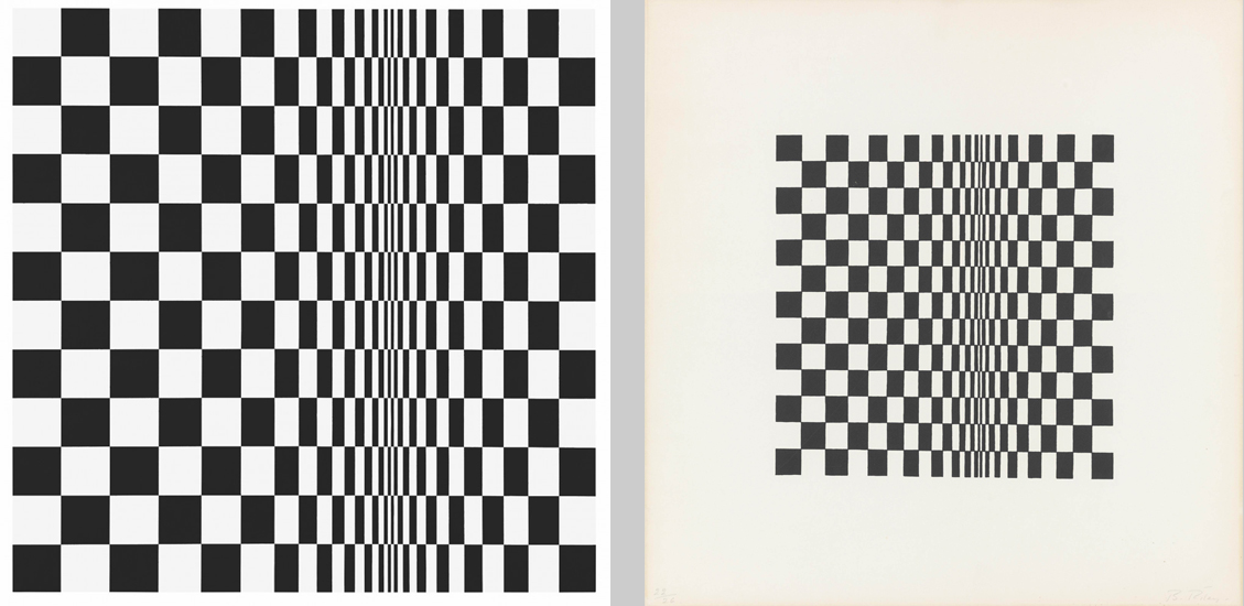 Bridget Riley - Movement Squares example