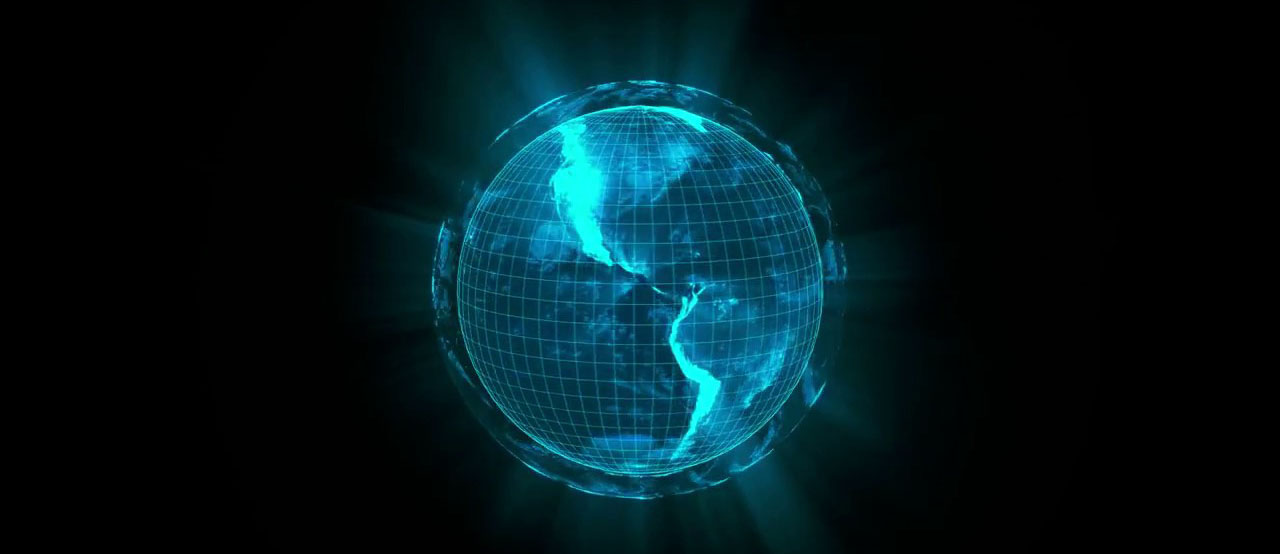 Hologram of the earth