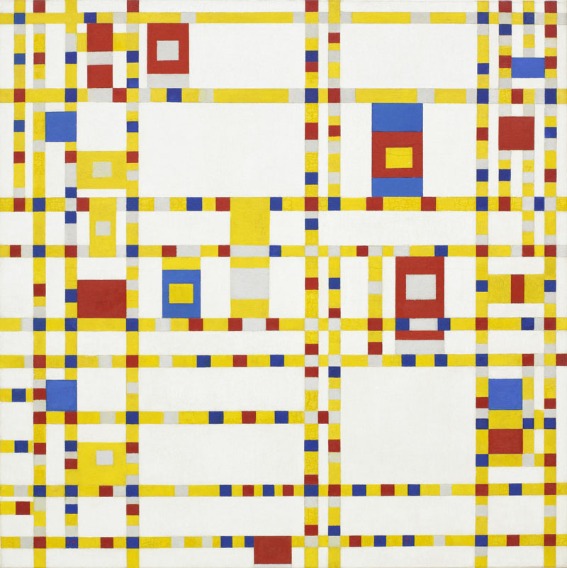 Piet Mondrian - Boogie Woogie example