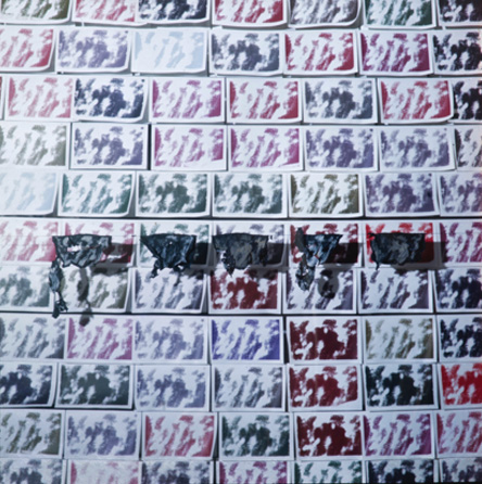 More burning print installation art event