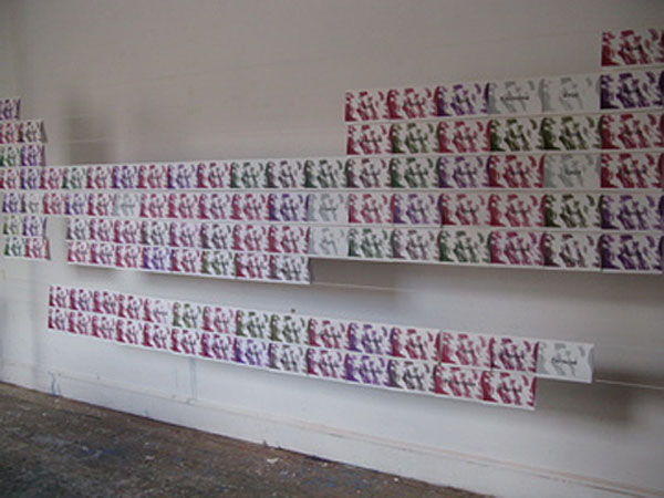 Periodic table print burning setup