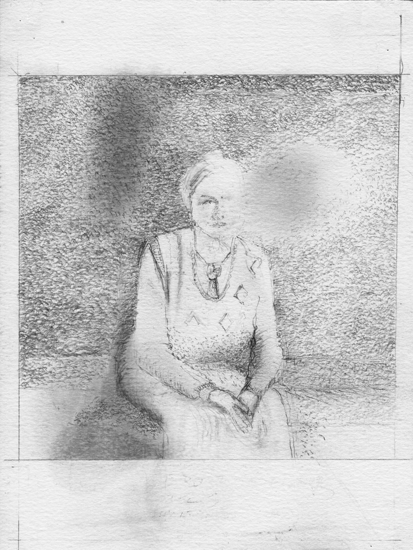 August Sander Pencil drawing tribute