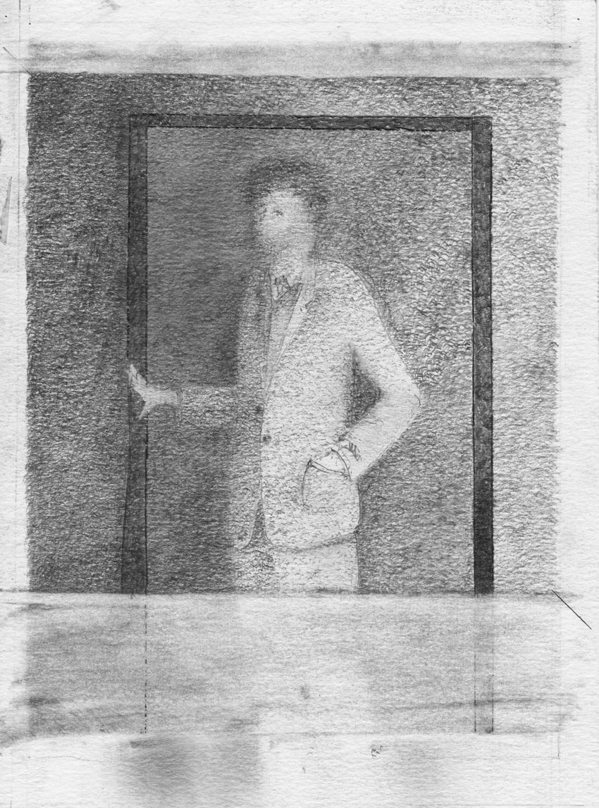 August Sander based pencil drawing