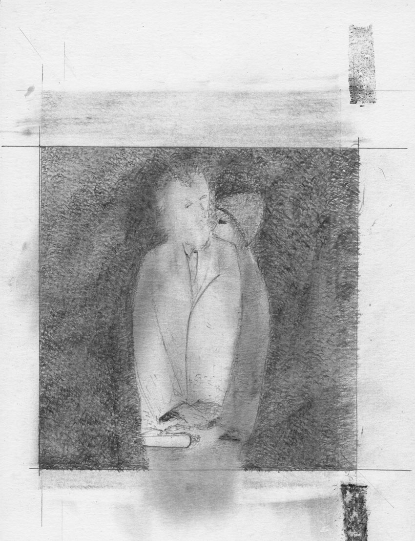 August Sander based pencil drawing