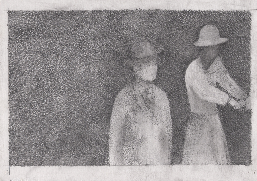 Pencil drawing illustration 6