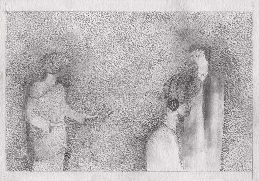 Pencil drawing illustration 9