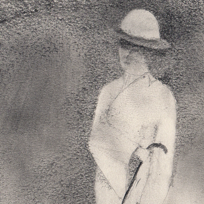 Embankment Gardens index pencil drawing