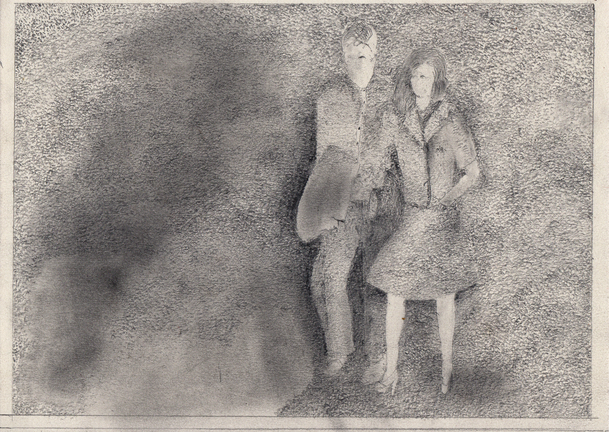 Pencil Drawing Pointilism  4