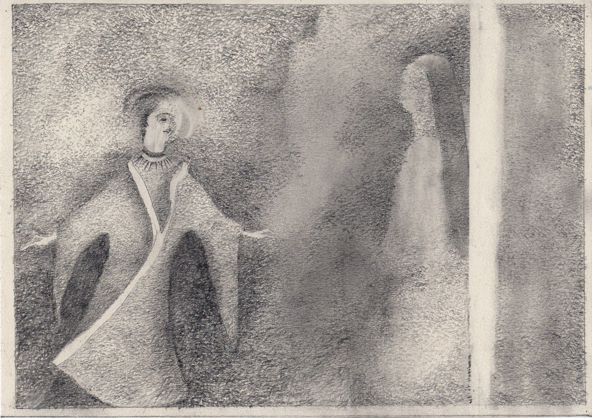 Pencil Drawing Pointilism  5