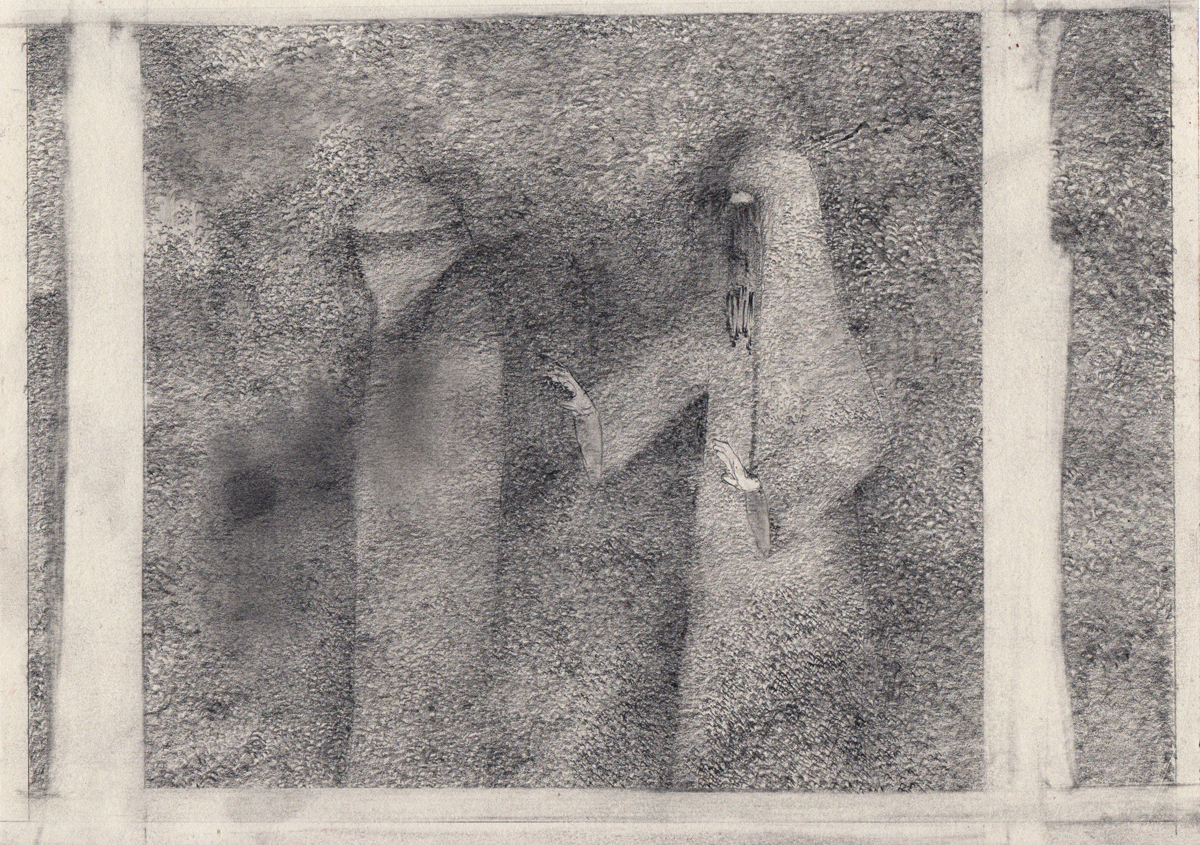 Pencil Drawing Pointilism  7