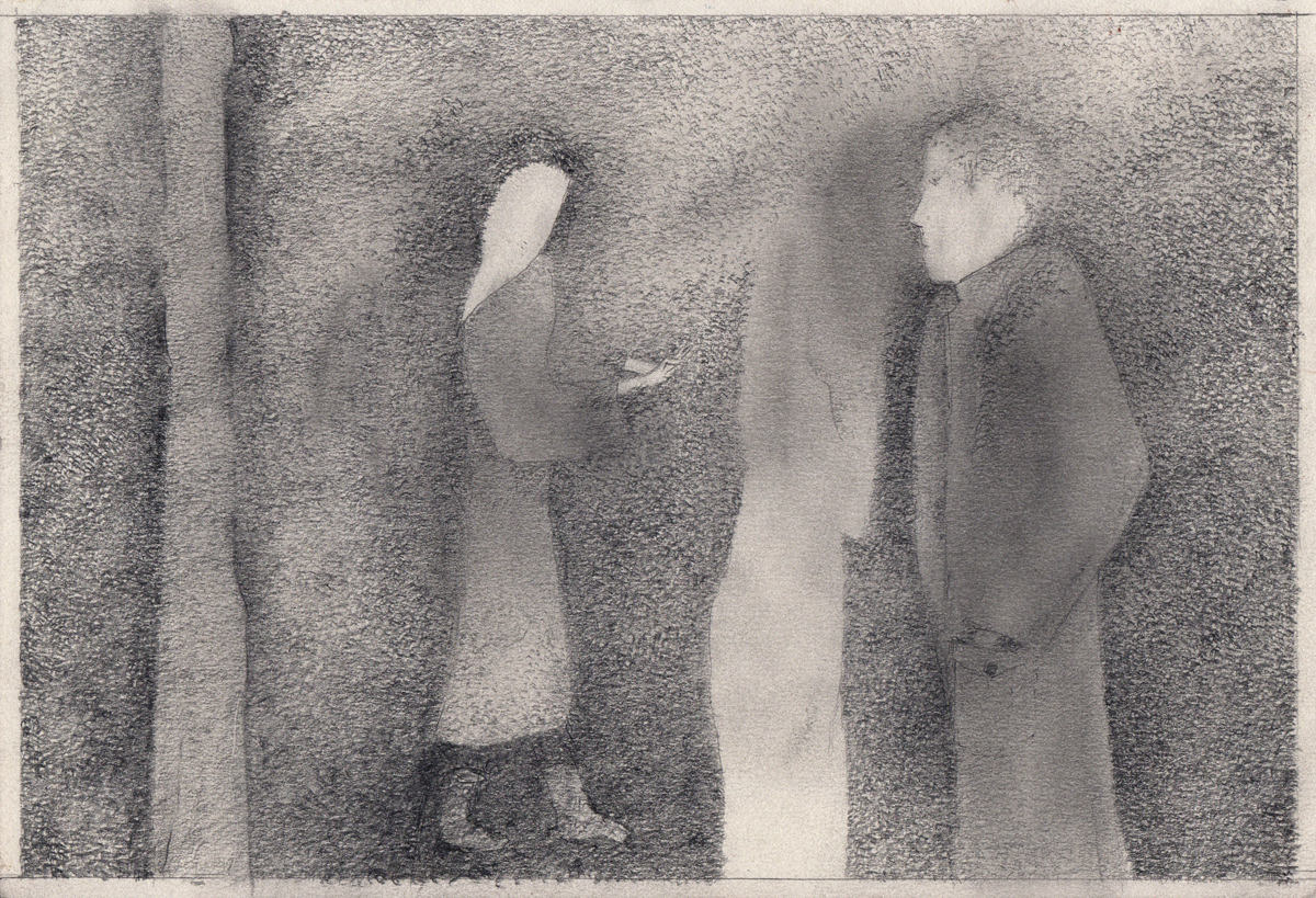 Pencil Drawing Pointilism  9