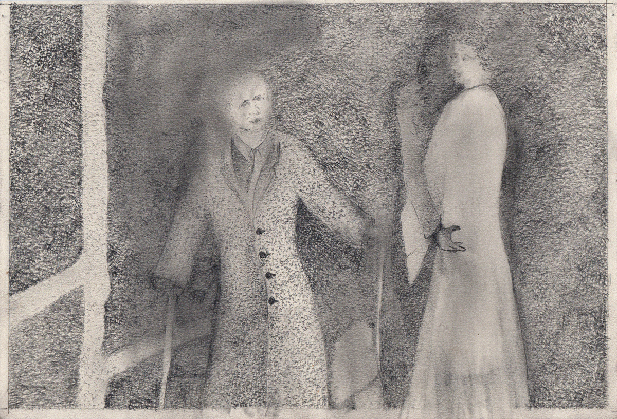 Pencil Drawing Pointilism  10