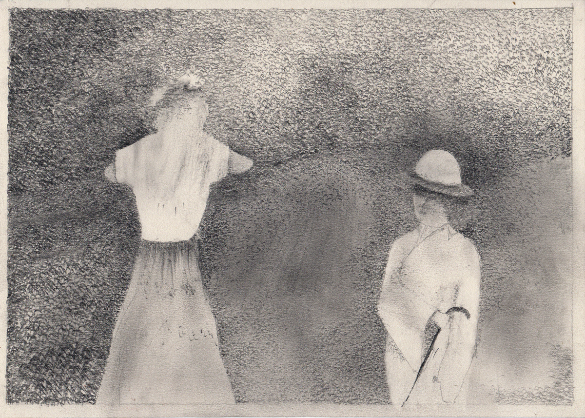 Pencil Drawing Pointilism  12