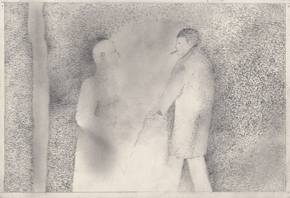 Pencil Drawing Pointilism  13