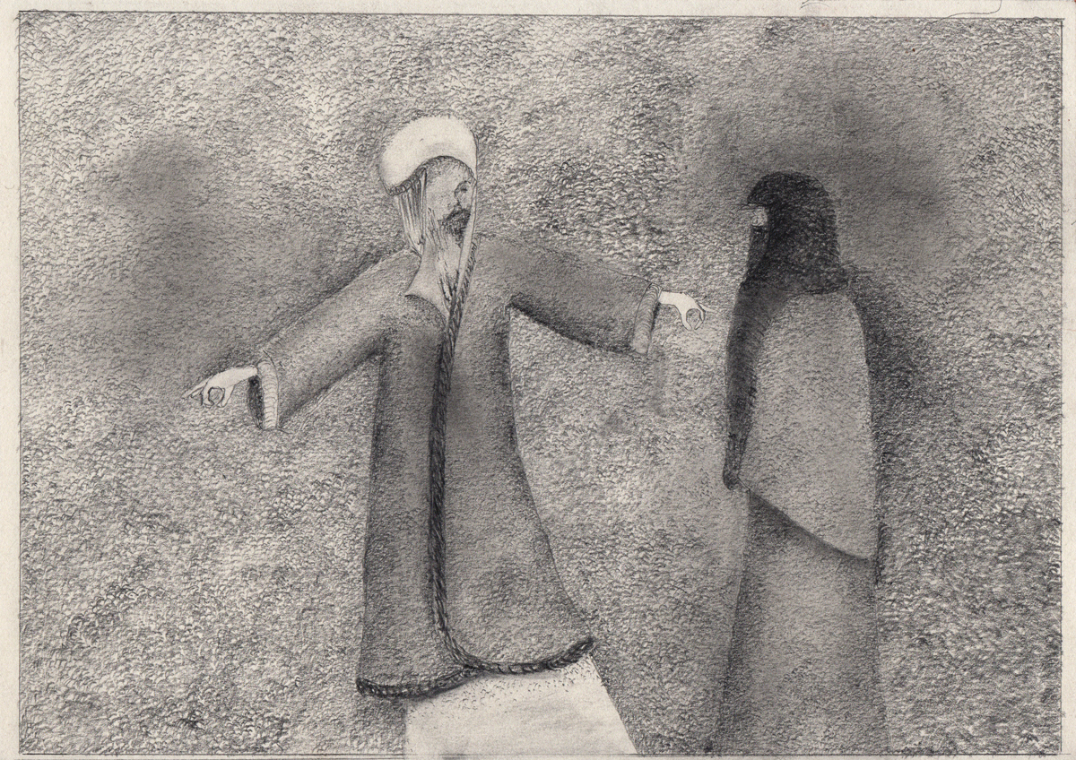 Pencil Drawing Pointilism  14